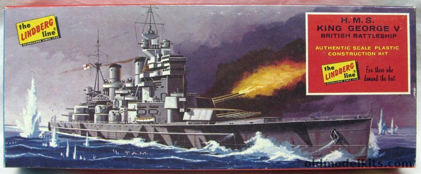 Lindberg 1/750 HMS King George V, 783-100 plastic model kit